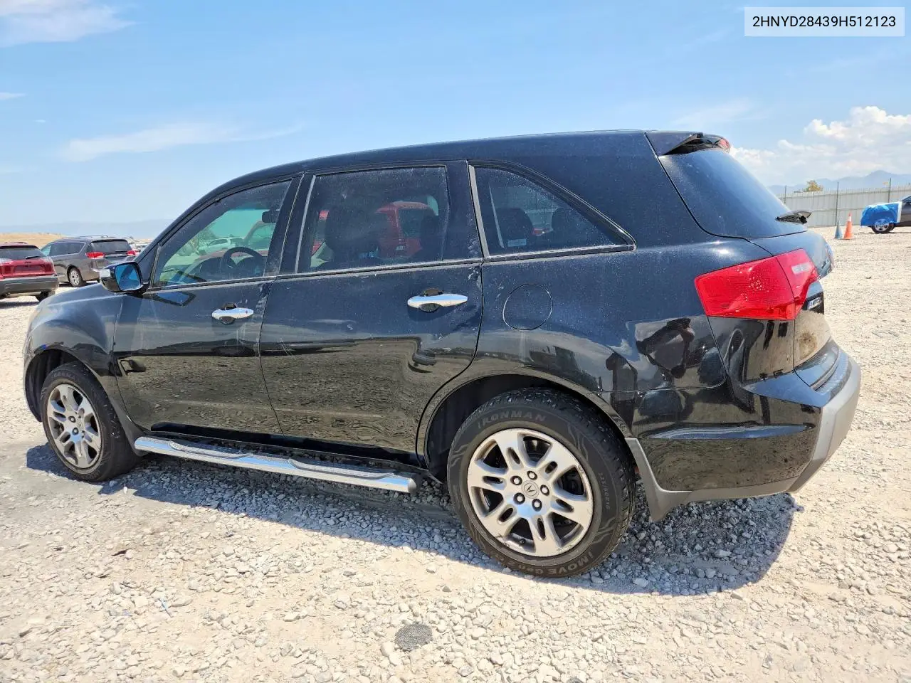 2009 Acura Mdx VIN: 2HNYD28439H512123 Lot: 62080626