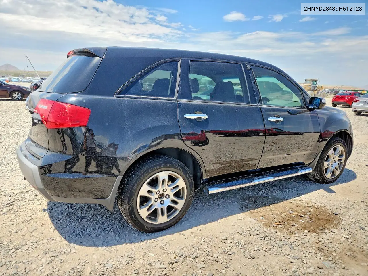 2009 Acura Mdx VIN: 2HNYD28439H512123 Lot: 62080626