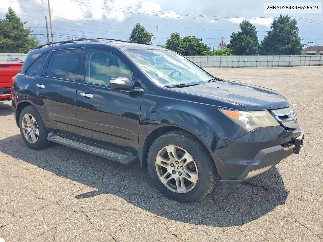 2009 Acura Mdx Technology VIN: 2HNYD284X9H526519 Lot: 62195846