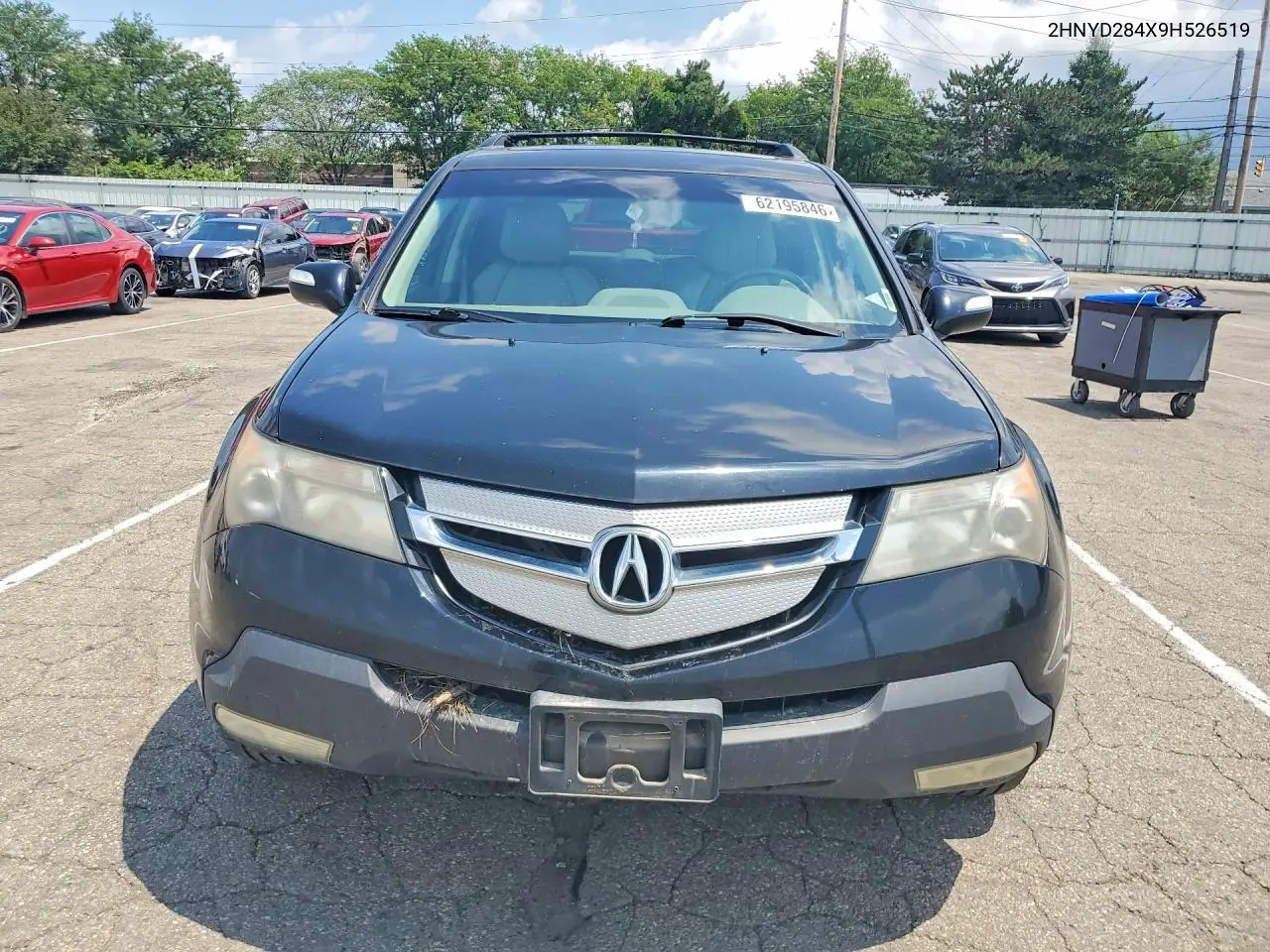 2009 Acura Mdx Technology VIN: 2HNYD284X9H526519 Lot: 62195846