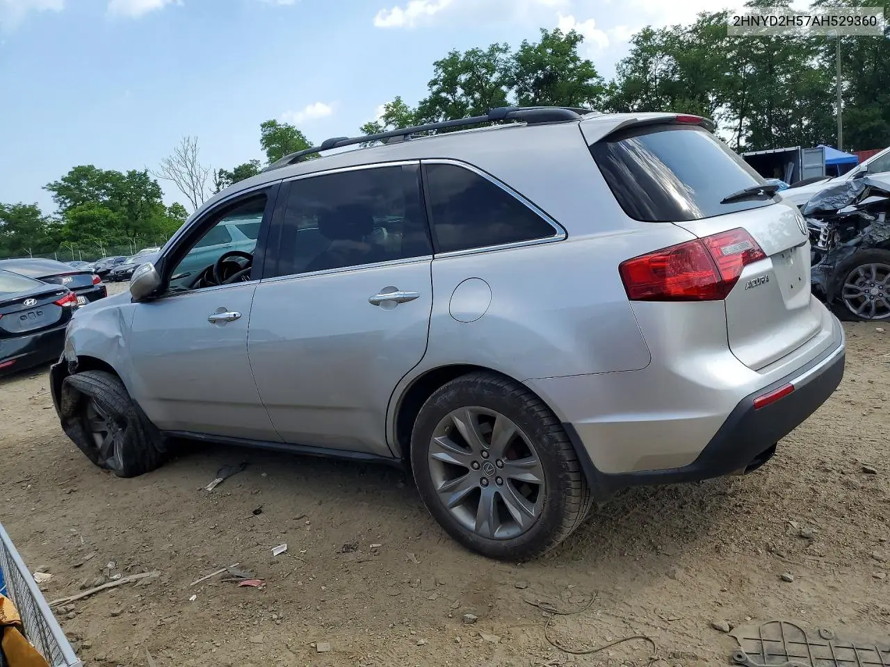 2010 Acura Mdx Advance VIN: 2HNYD2H57AH529360 Lot: 59304096
