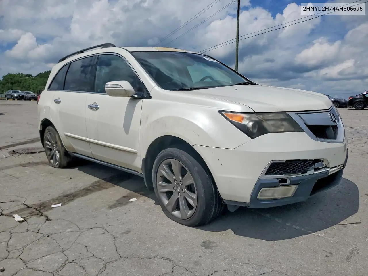 2010 Acura Mdx Advance VIN: 2HNYD2H74AH505695 Lot: 59875496