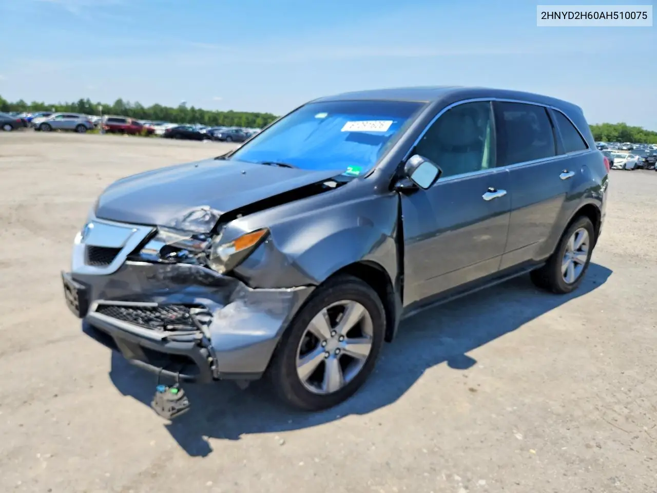 2010 Acura Mdx Technology VIN: 2HNYD2H60AH510075 Lot: 61091626