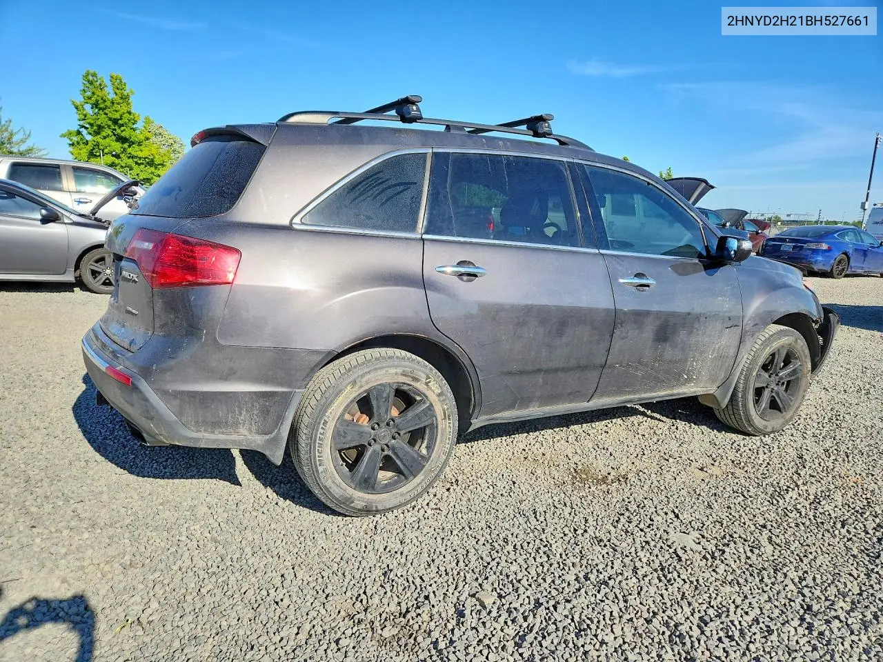 2011 Acur Mdx VIN: 2HNYD2H21BH527661 Lot: 57445466