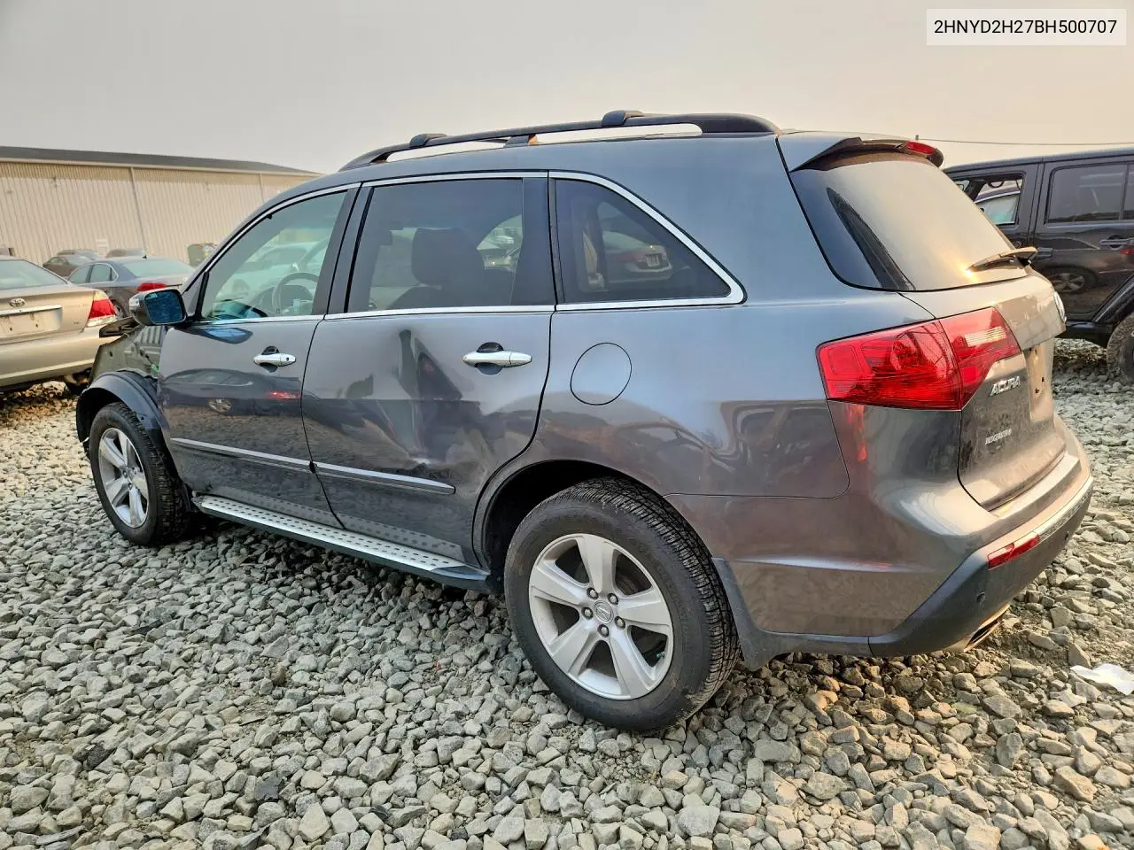 2011 Acura Mdx VIN: 2HNYD2H27BH500707 Lot: 60316266