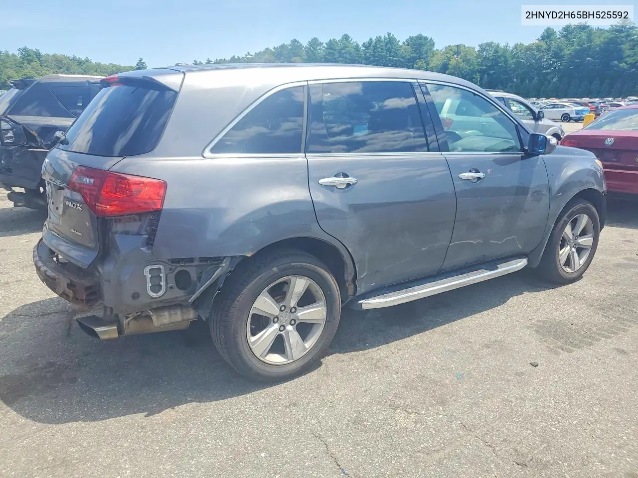 2011 Acura Mdx Technology VIN: 2HNYD2H65BH525592 Lot: 60453946