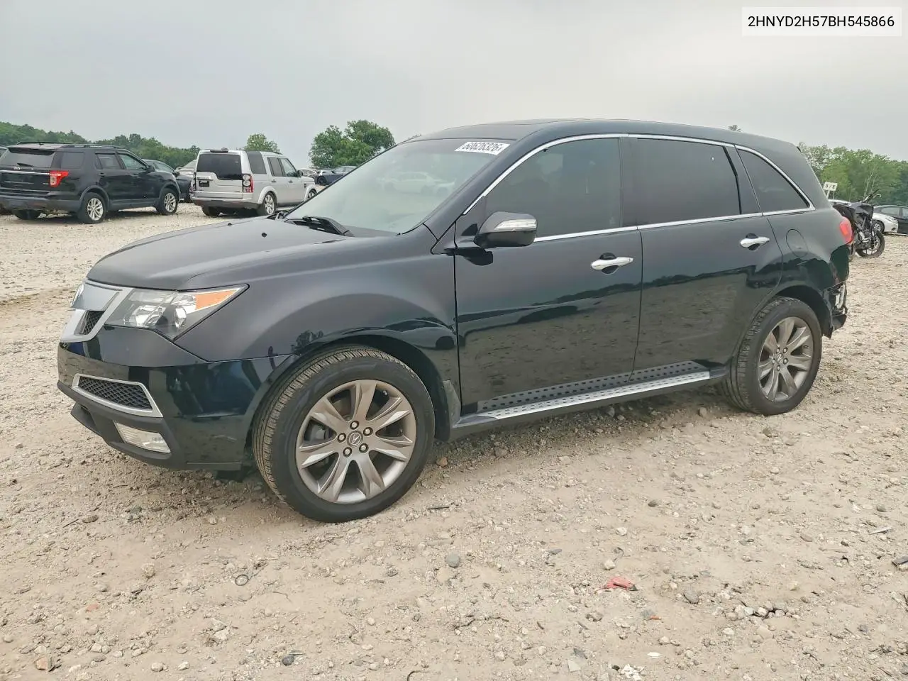 2011 Acura Mdx Advance VIN: 2HNYD2H57BH545866 Lot: 60626326
