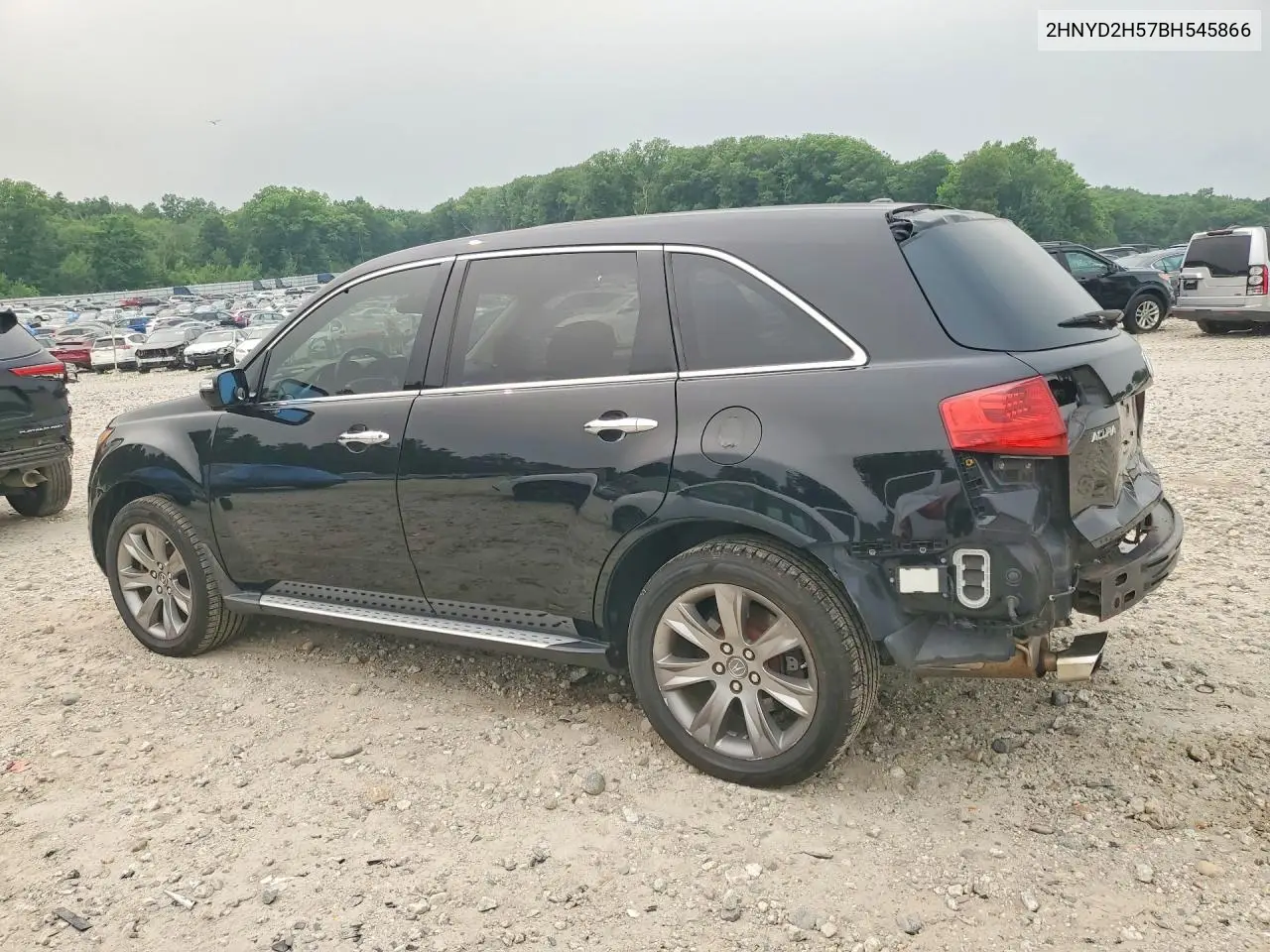 2011 Acura Mdx Advance VIN: 2HNYD2H57BH545866 Lot: 60626326