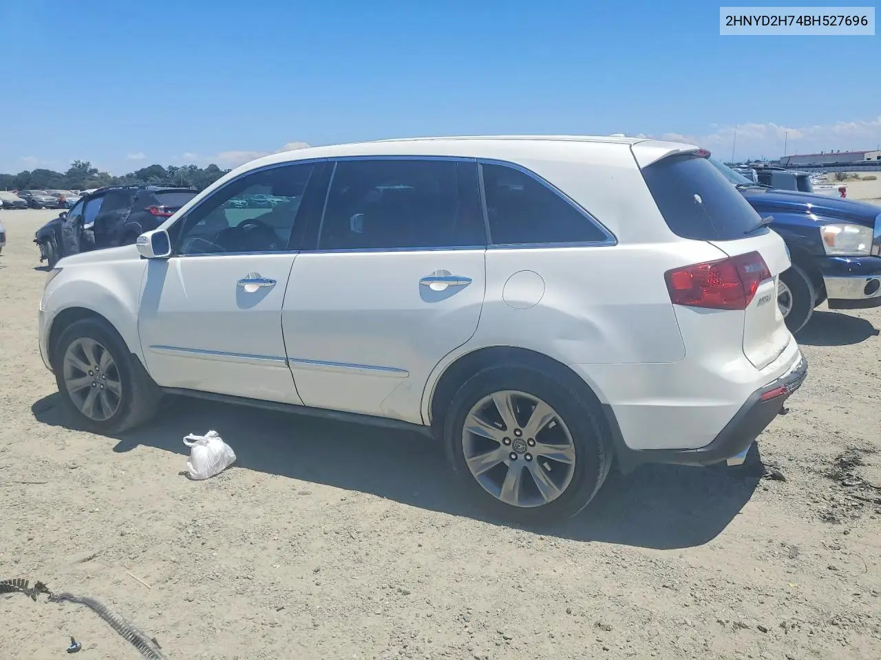 2011 Acura Mdx Advance VIN: 2HNYD2H74BH527696 Lot: 60890286