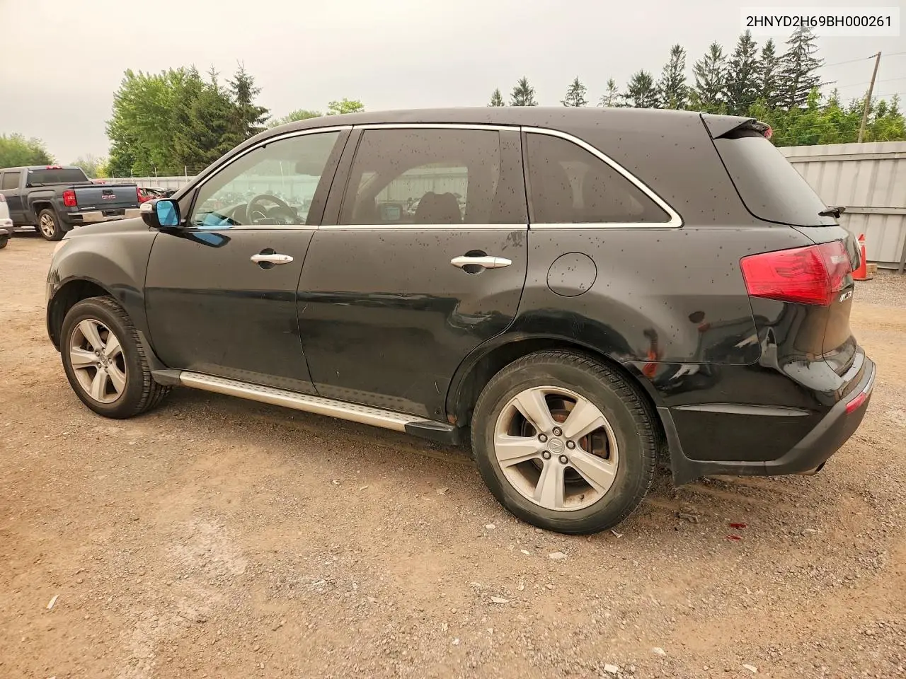 2011 Acura Mdx Technology VIN: 2HNYD2H69BH000261 Lot: 61025436