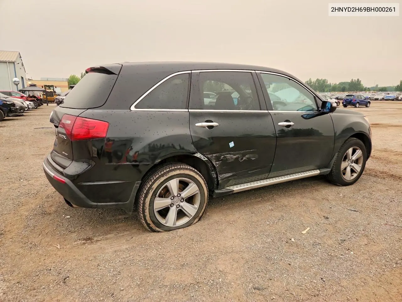 2011 Acura Mdx Technology VIN: 2HNYD2H69BH000261 Lot: 61025436