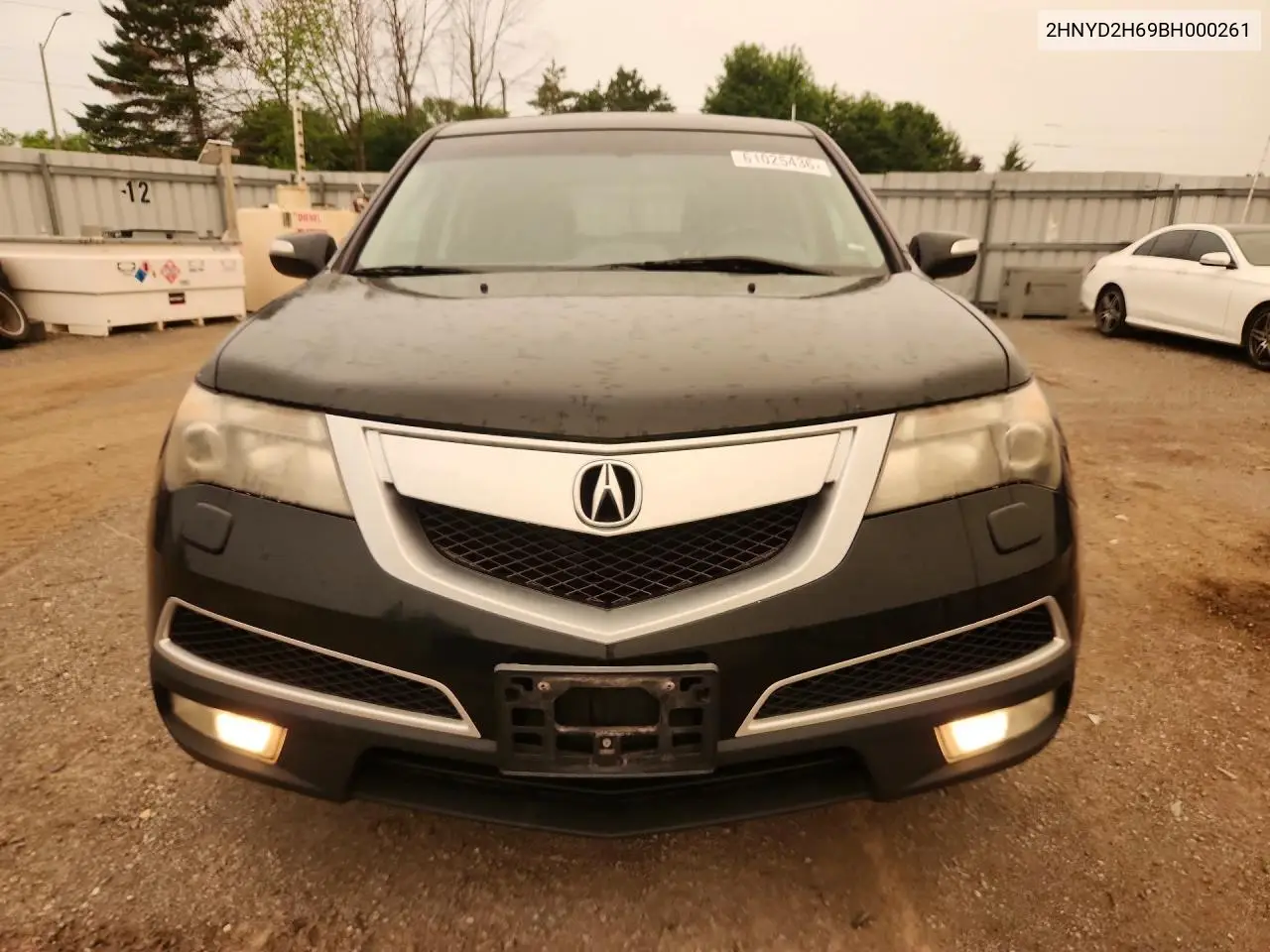 2011 Acura Mdx Technology VIN: 2HNYD2H69BH000261 Lot: 61025436