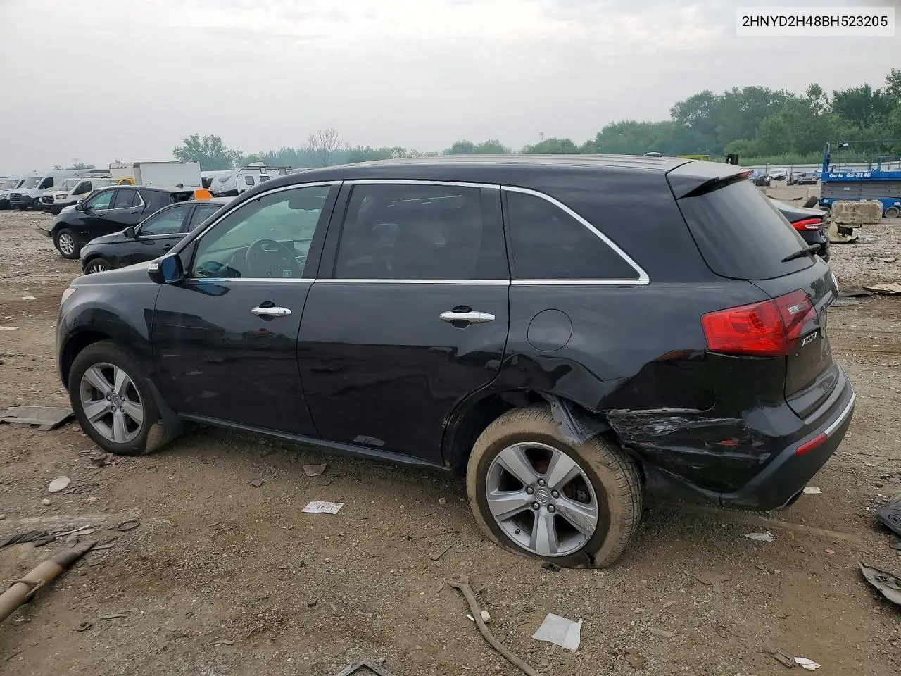 2011 Acura Mdx Technology VIN: 2HNYD2H48BH523205 Lot: 61386696