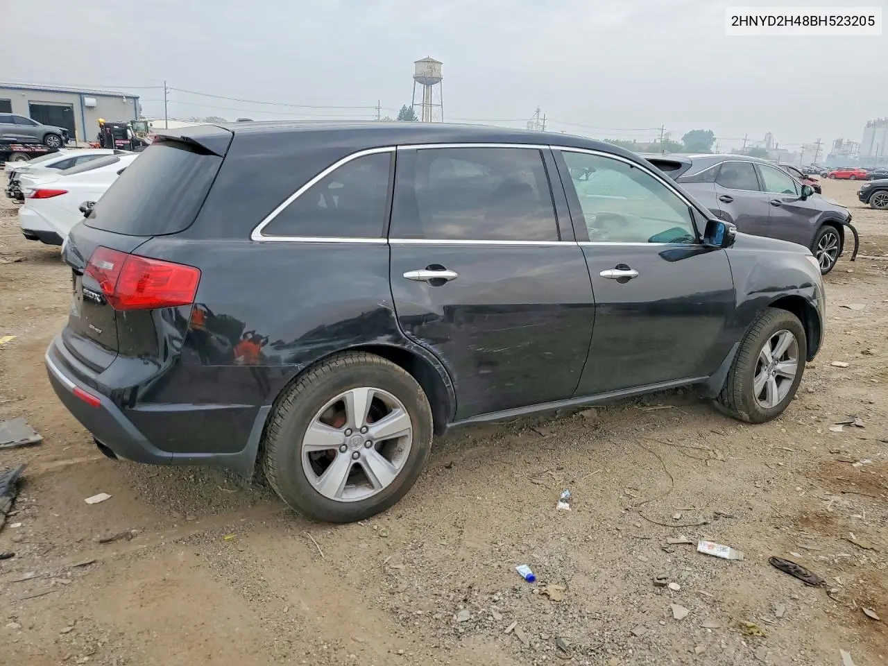 2011 Acura Mdx Technology VIN: 2HNYD2H48BH523205 Lot: 61386696