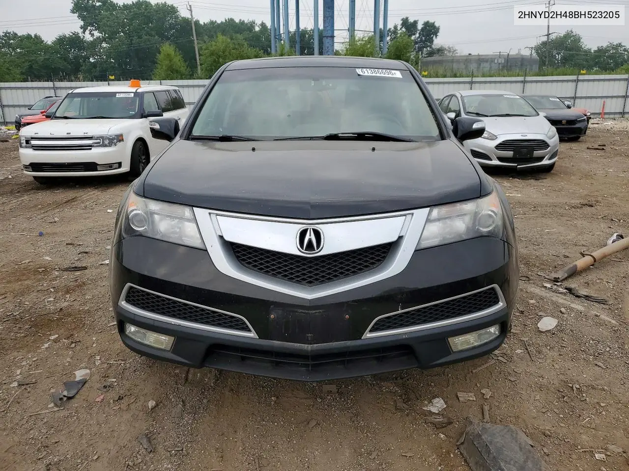 2011 Acura Mdx Technology VIN: 2HNYD2H48BH523205 Lot: 61386696