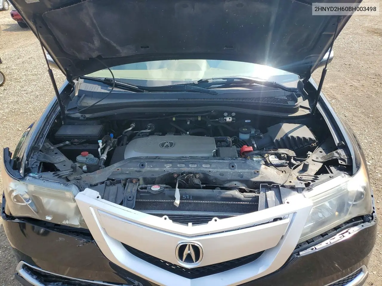 2011 Acura Mdx Technology VIN: 2HNYD2H60BH003498 Lot: 61896316