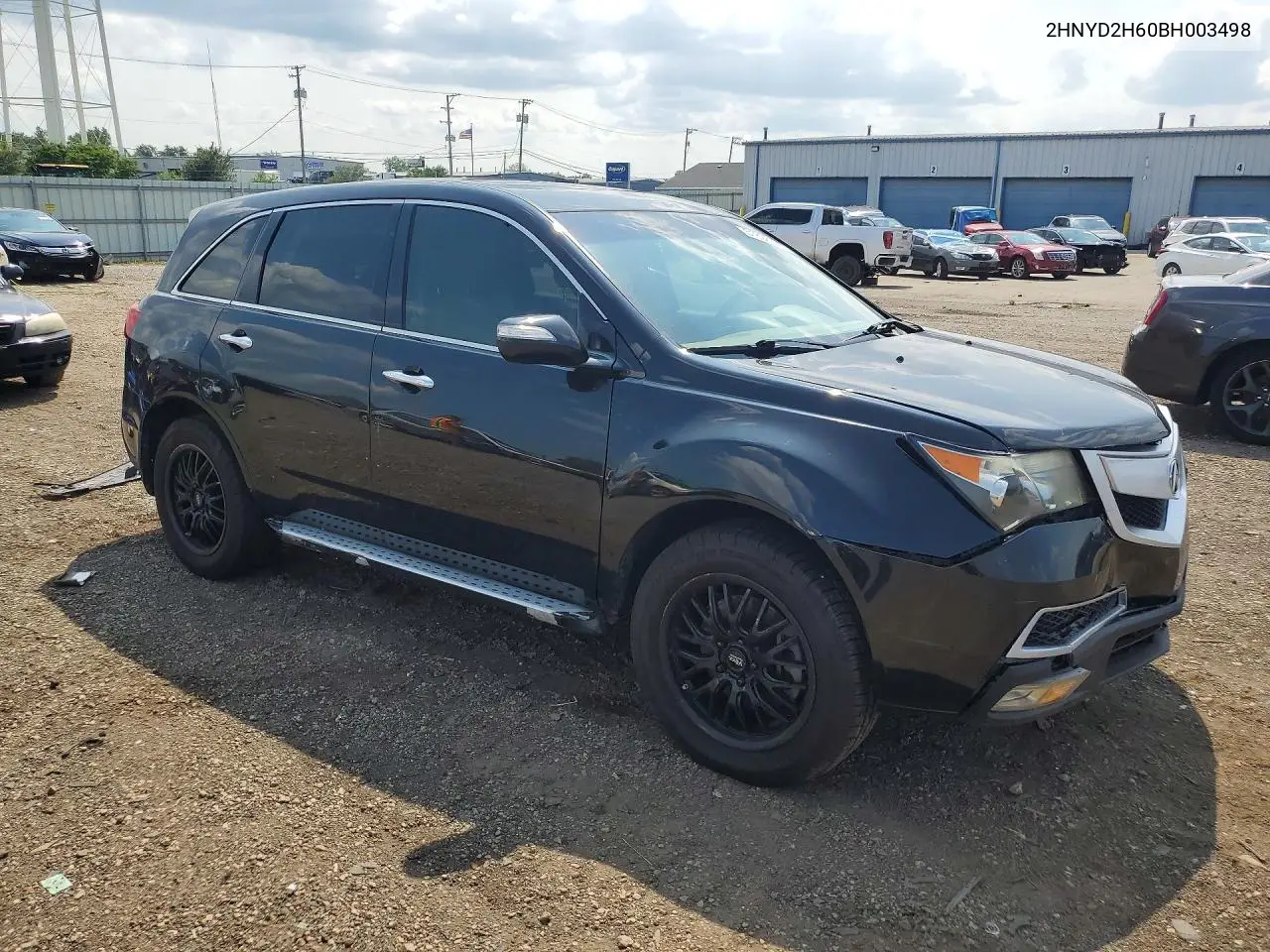 2011 Acura Mdx Technology VIN: 2HNYD2H60BH003498 Lot: 61896316