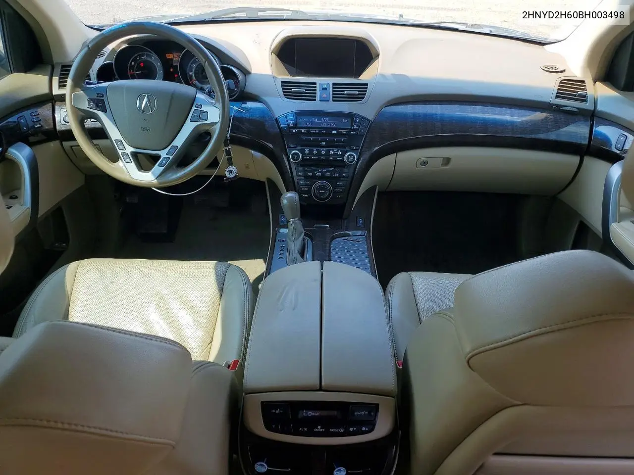 2011 Acura Mdx Technology VIN: 2HNYD2H60BH003498 Lot: 61896316