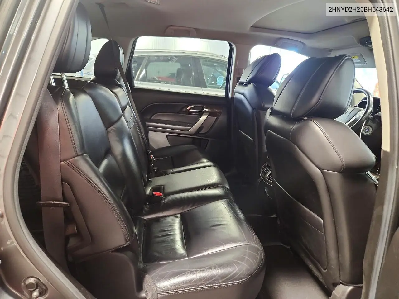 2011 Acura Mdx VIN: 2HNYD2H20BH543642 Lot: 61962526