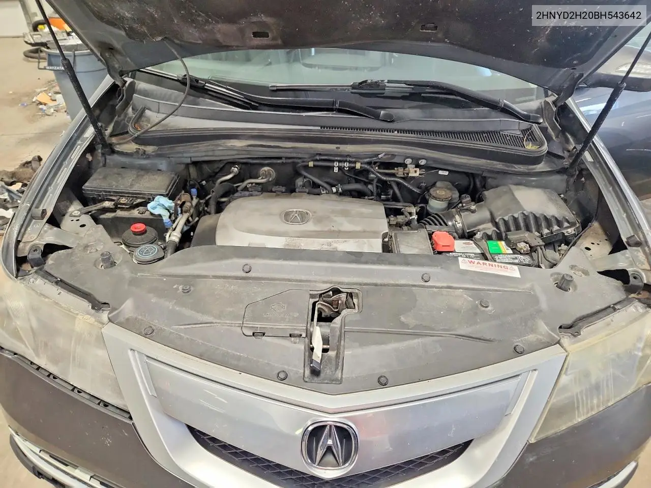 2011 Acura Mdx VIN: 2HNYD2H20BH543642 Lot: 61962526