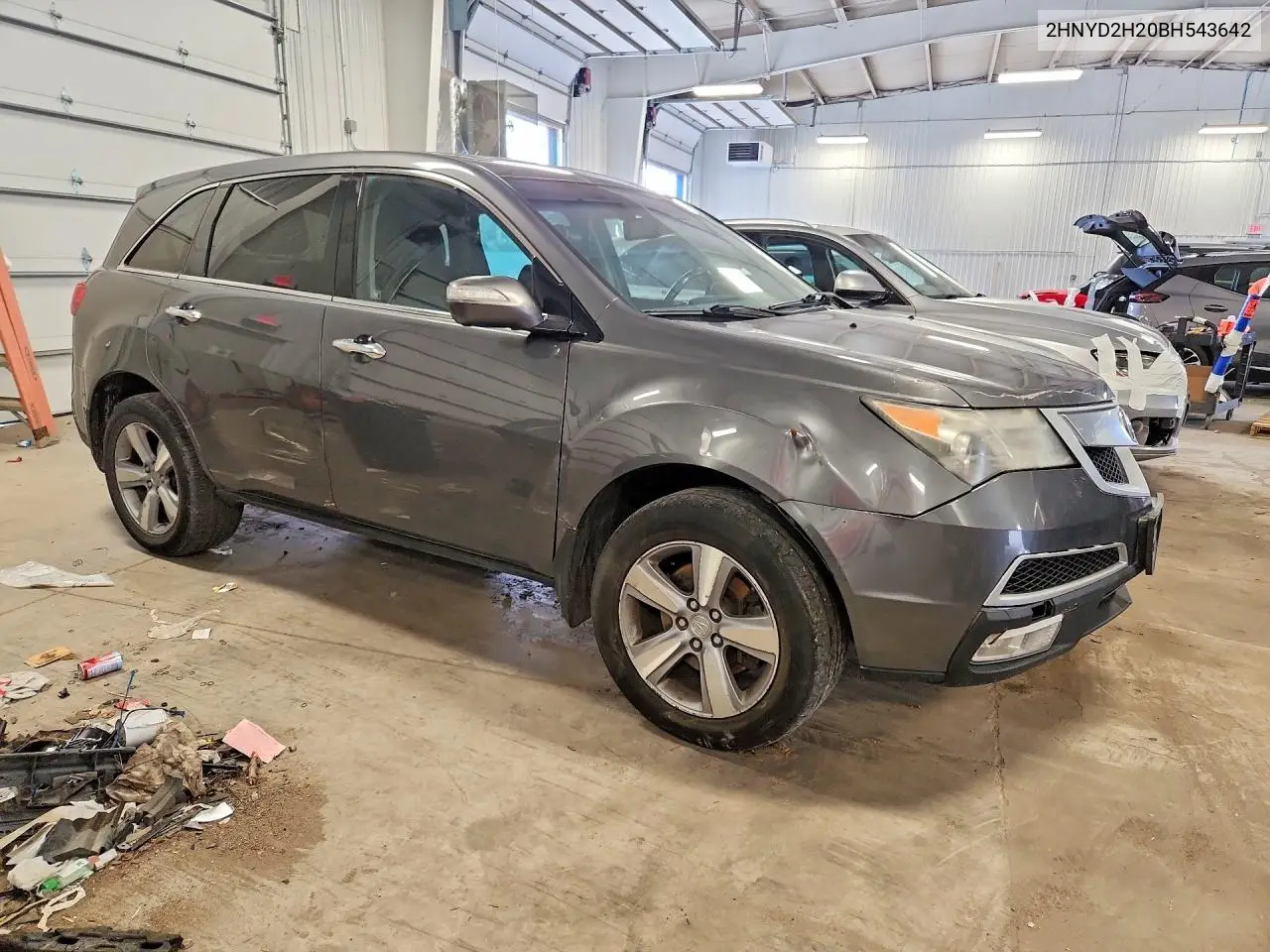 2011 Acura Mdx VIN: 2HNYD2H20BH543642 Lot: 61962526