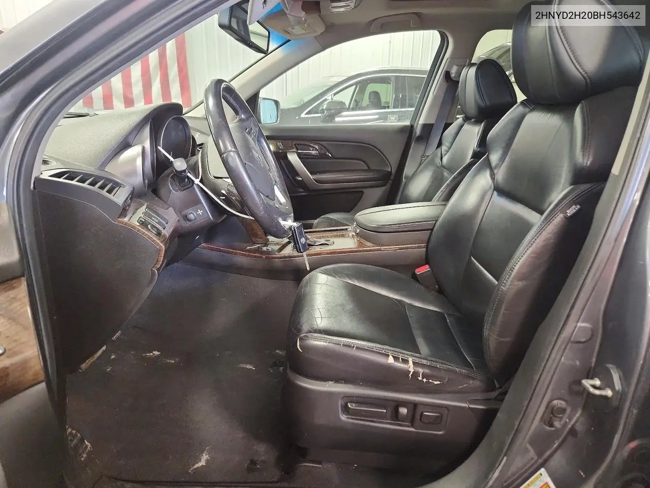2011 Acura Mdx VIN: 2HNYD2H20BH543642 Lot: 61962526
