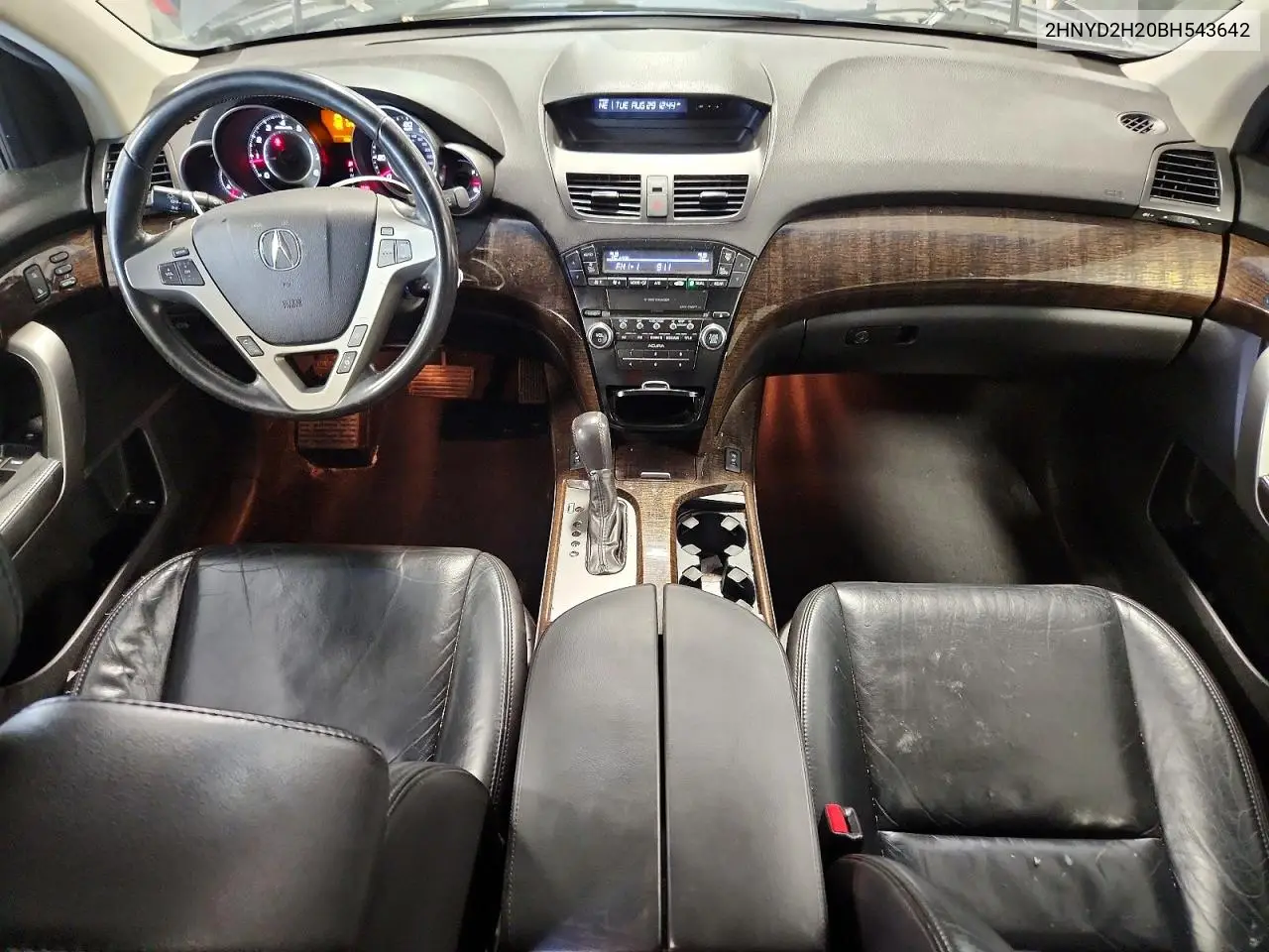 2011 Acura Mdx VIN: 2HNYD2H20BH543642 Lot: 61962526