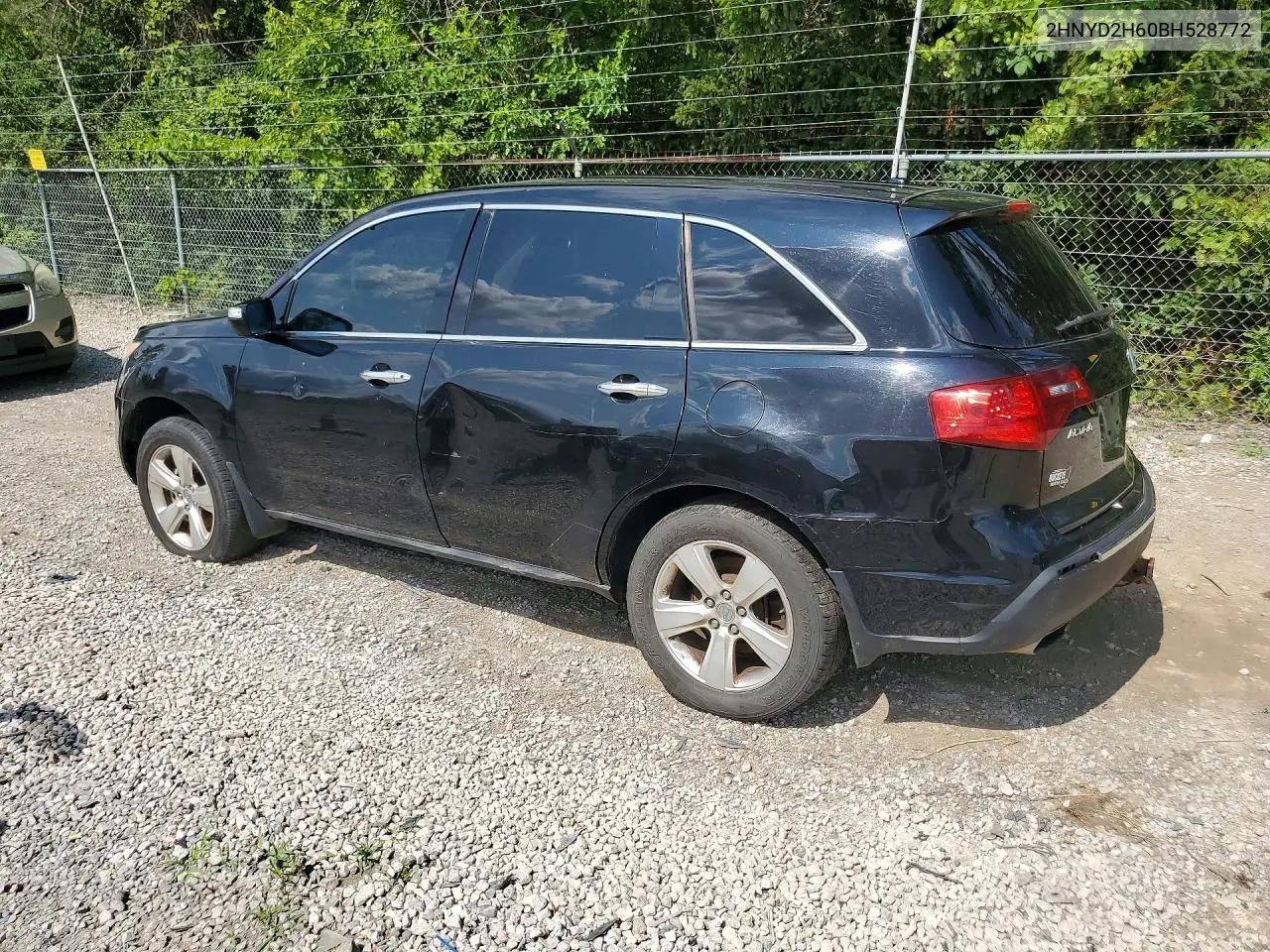 2011 Acura Mdx Technology VIN: 2HNYD2H60BH528772 Lot: 62270966