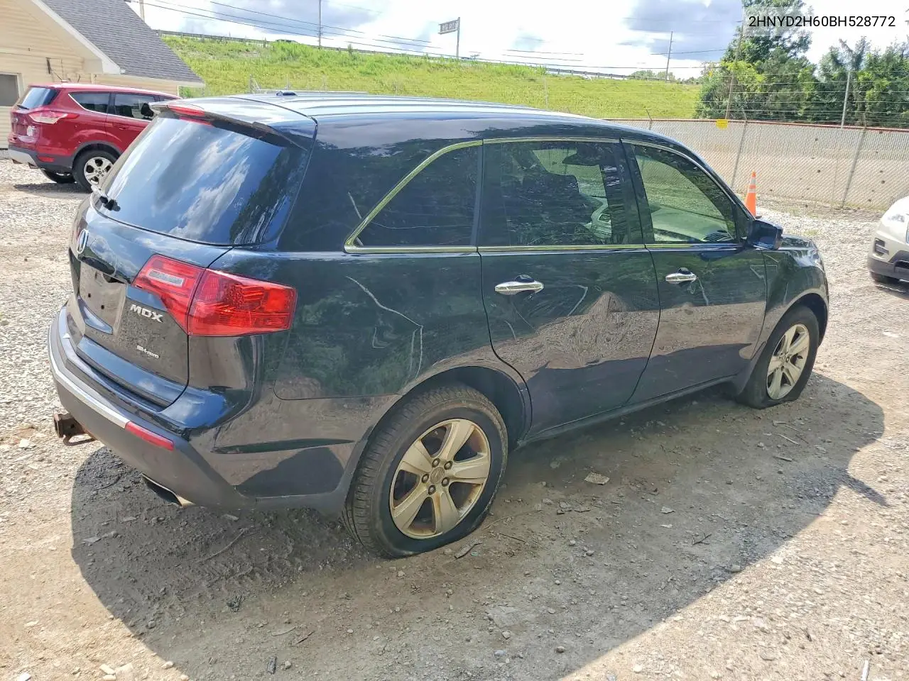 2011 Acura Mdx Technology VIN: 2HNYD2H60BH528772 Lot: 62270966