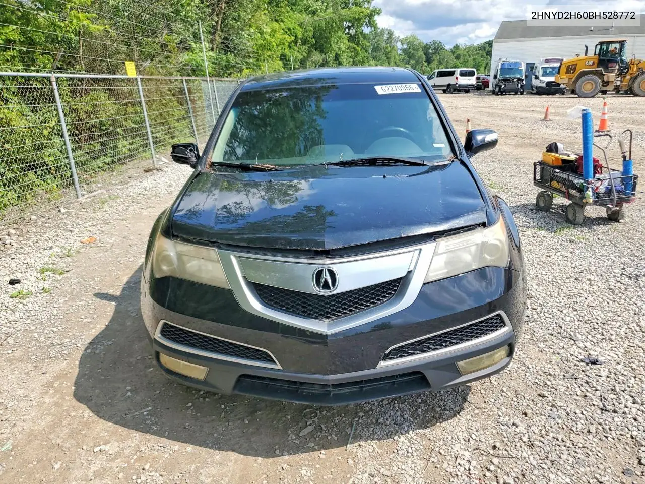 2011 Acura Mdx Technology VIN: 2HNYD2H60BH528772 Lot: 62270966