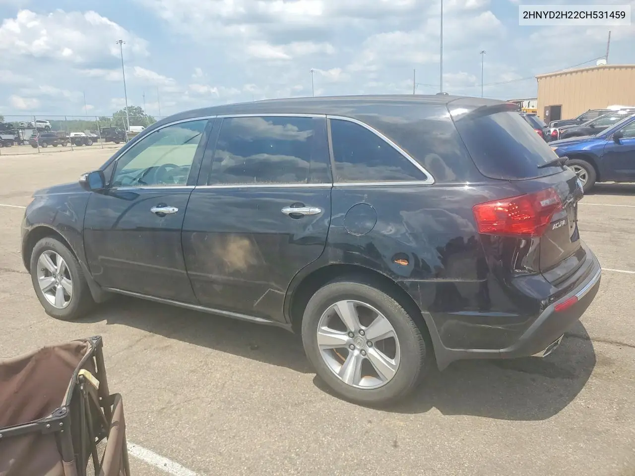 2012 Acura Mdx VIN: 2HNYD2H22CH531459 Lot: 59831016