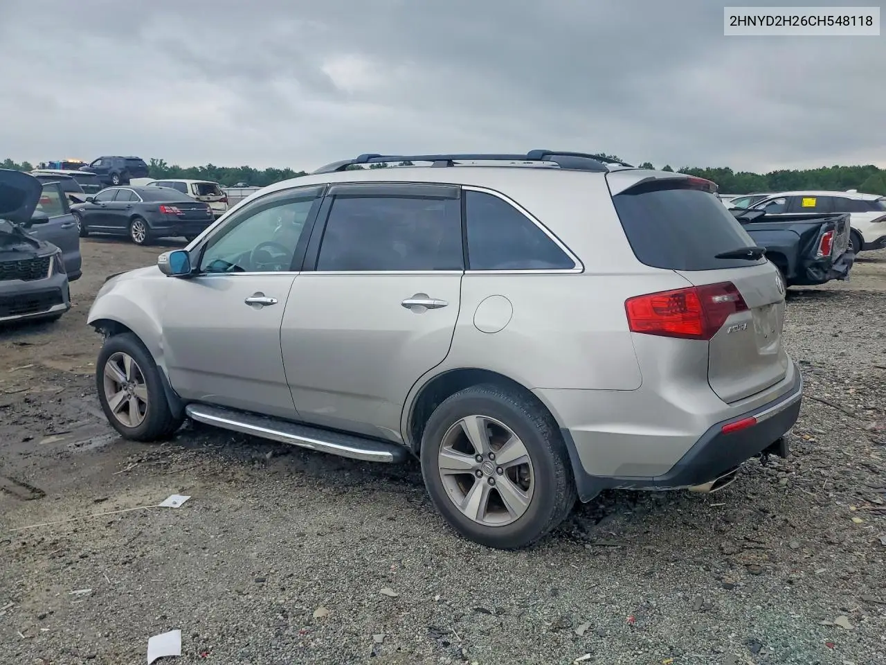 2012 Acura Mdx VIN: 2HNYD2H26CH548118 Lot: 60470856