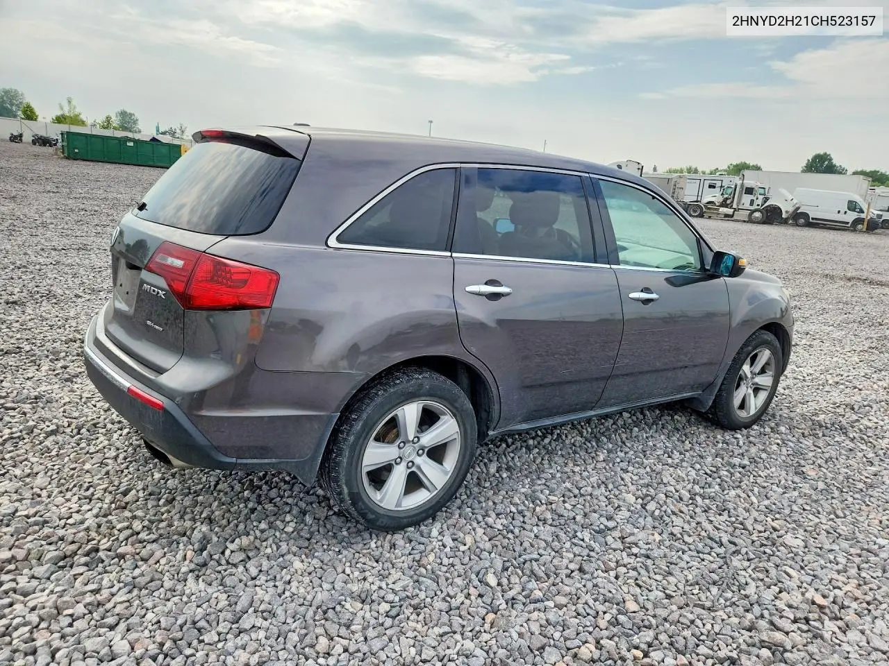 2012 Acura Mdx VIN: 2HNYD2H21CH523157 Lot: 61101066