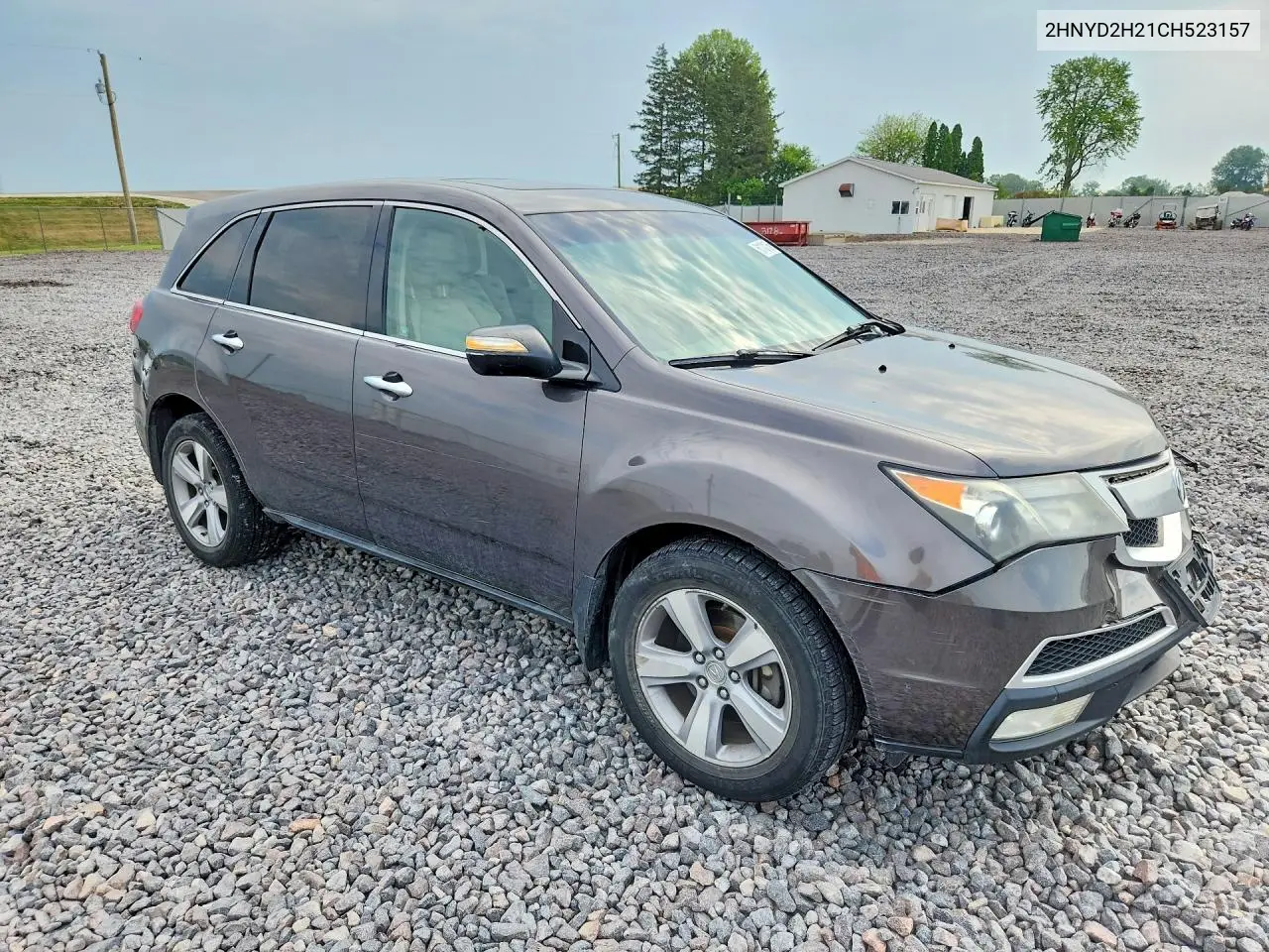 2012 Acura Mdx VIN: 2HNYD2H21CH523157 Lot: 61101066
