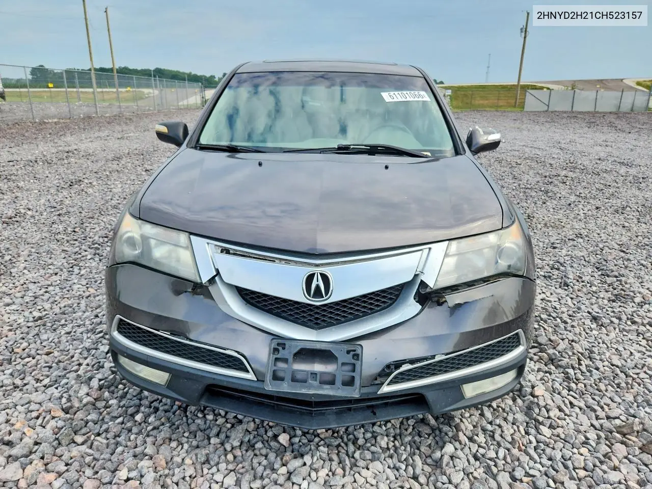 2012 Acura Mdx VIN: 2HNYD2H21CH523157 Lot: 61101066
