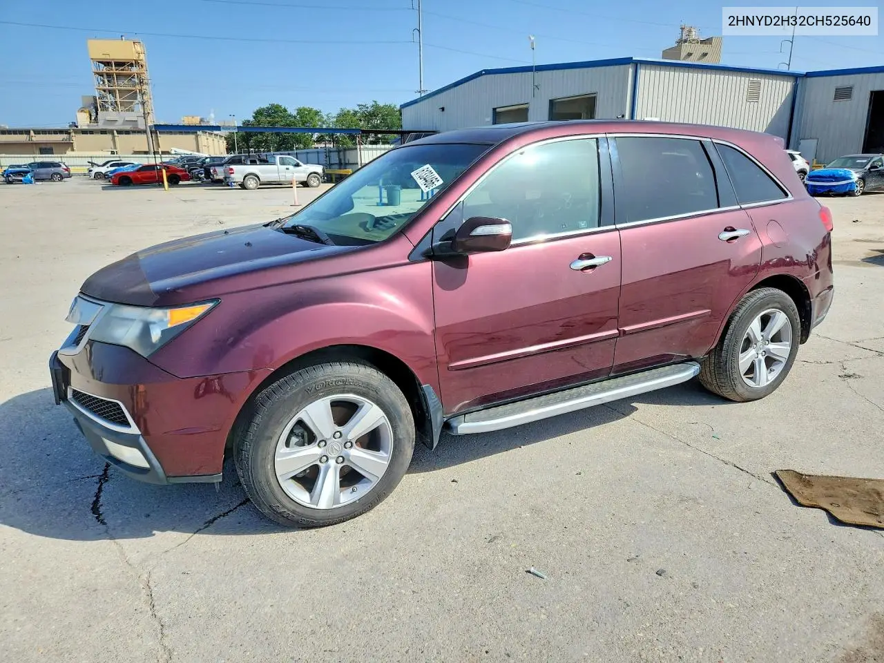 2012 Acura Mdx Technology VIN: 2HNYD2H32CH525640 Lot: 61334466