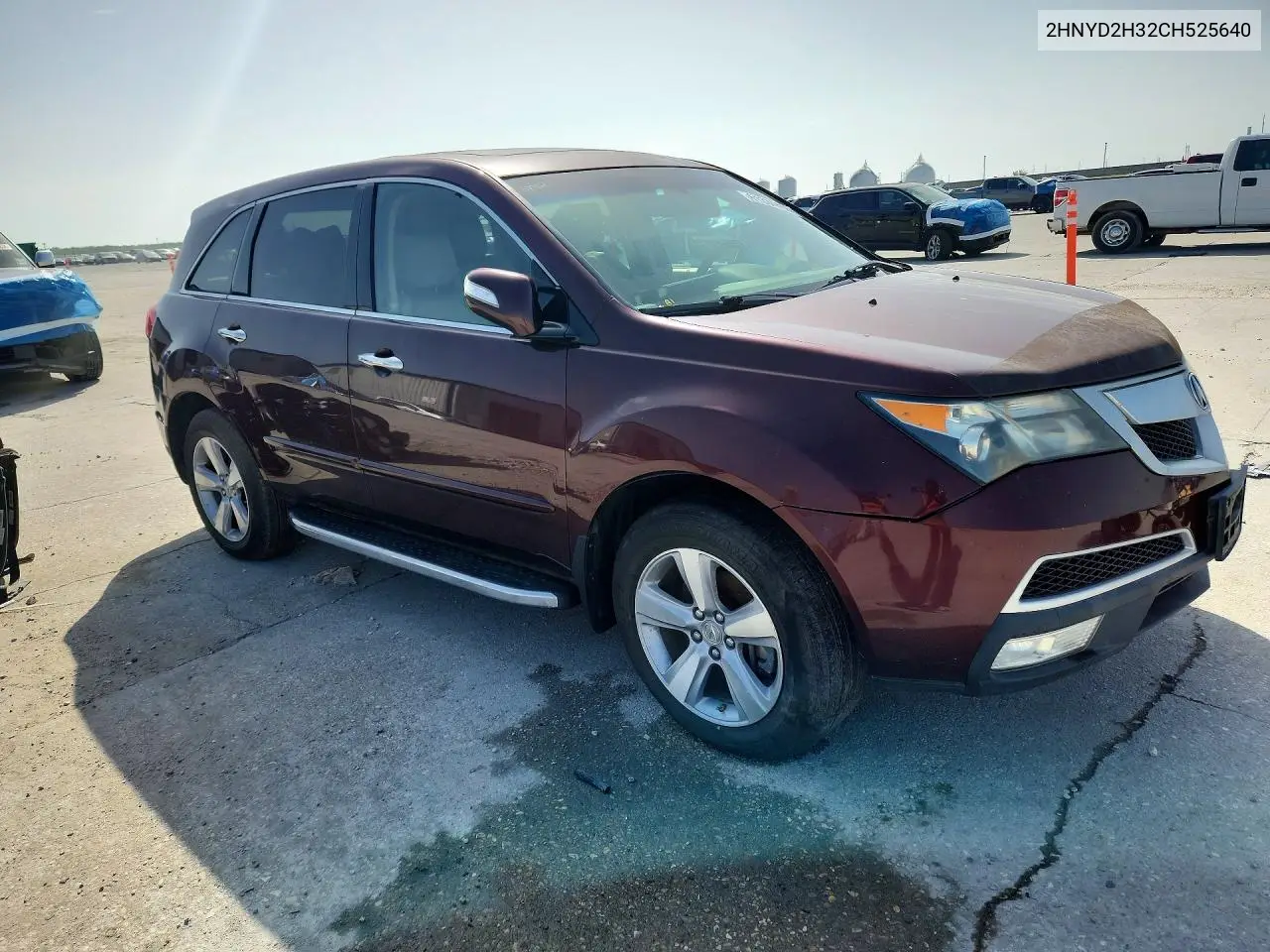 2012 Acura Mdx Technology VIN: 2HNYD2H32CH525640 Lot: 61334466