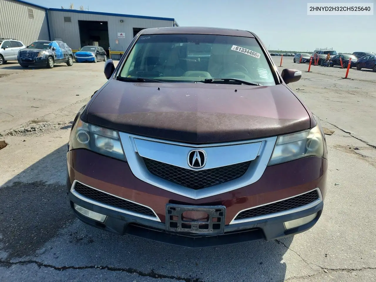 2012 Acura Mdx Technology VIN: 2HNYD2H32CH525640 Lot: 61334466