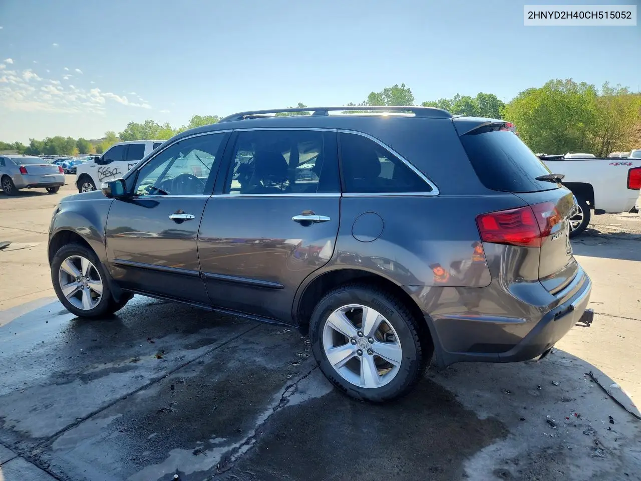 2012 Acura Mdx Technology VIN: 2HNYD2H40CH515052 Lot: 61531926