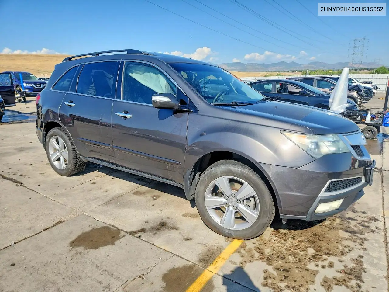 2012 Acura Mdx Technology VIN: 2HNYD2H40CH515052 Lot: 61531926