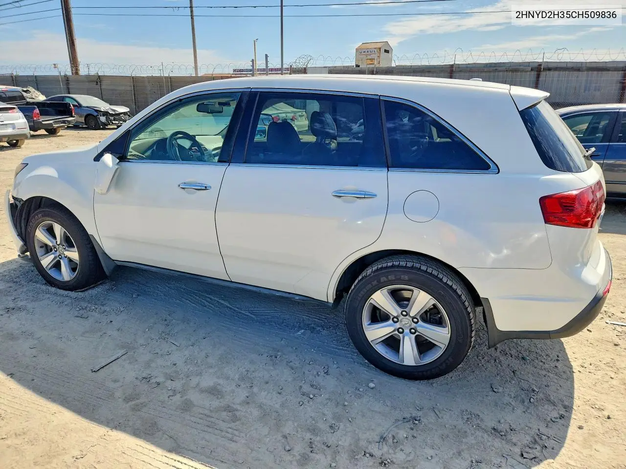 2012 Acura Mdx Pmc Edition VIN: 2HNYD2H35CH509836 Lot: 62008086