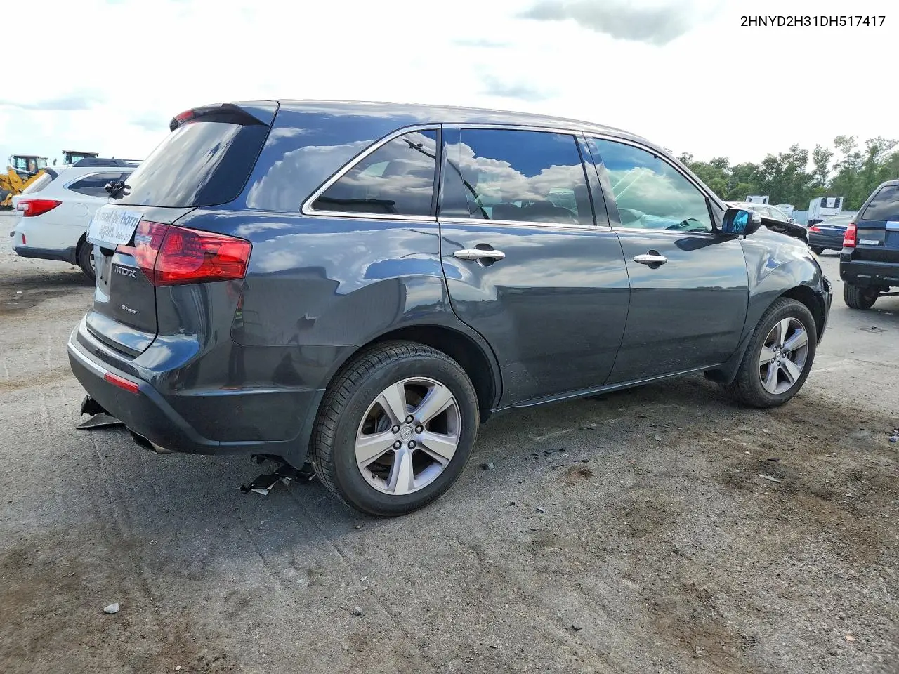 2013 Acura Mdx Technology VIN: 2HNYD2H31DH517417 Lot: 57473586