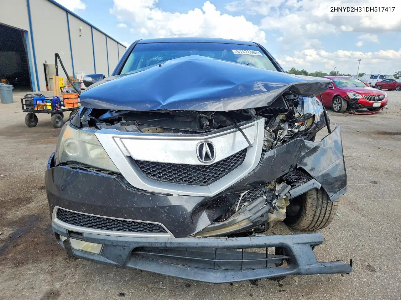 2013 Acura Mdx Technology VIN: 2HNYD2H31DH517417 Lot: 57473586