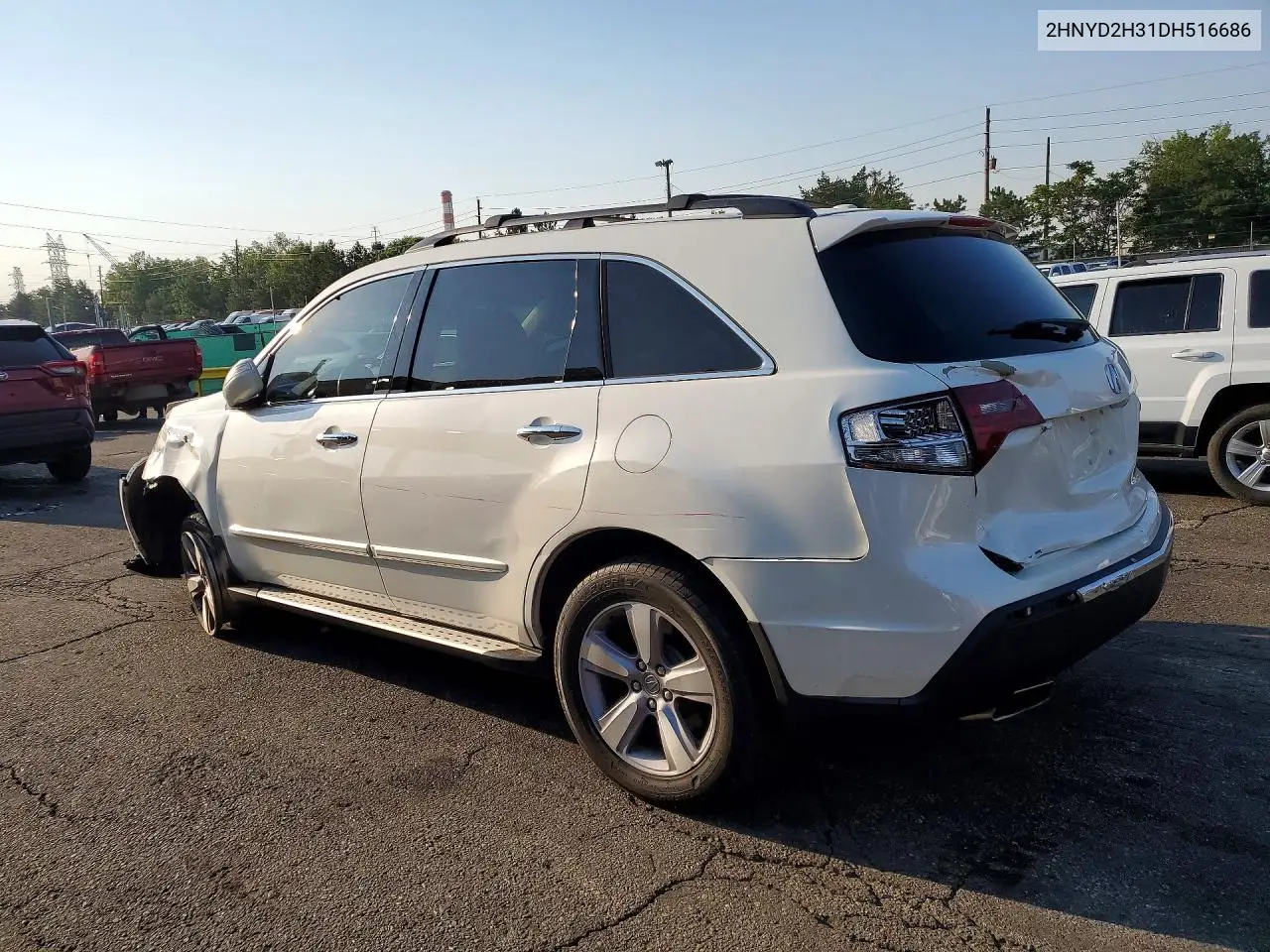 2013 Acura Mdx Technology VIN: 2HNYD2H31DH516686 Lot: 59354836