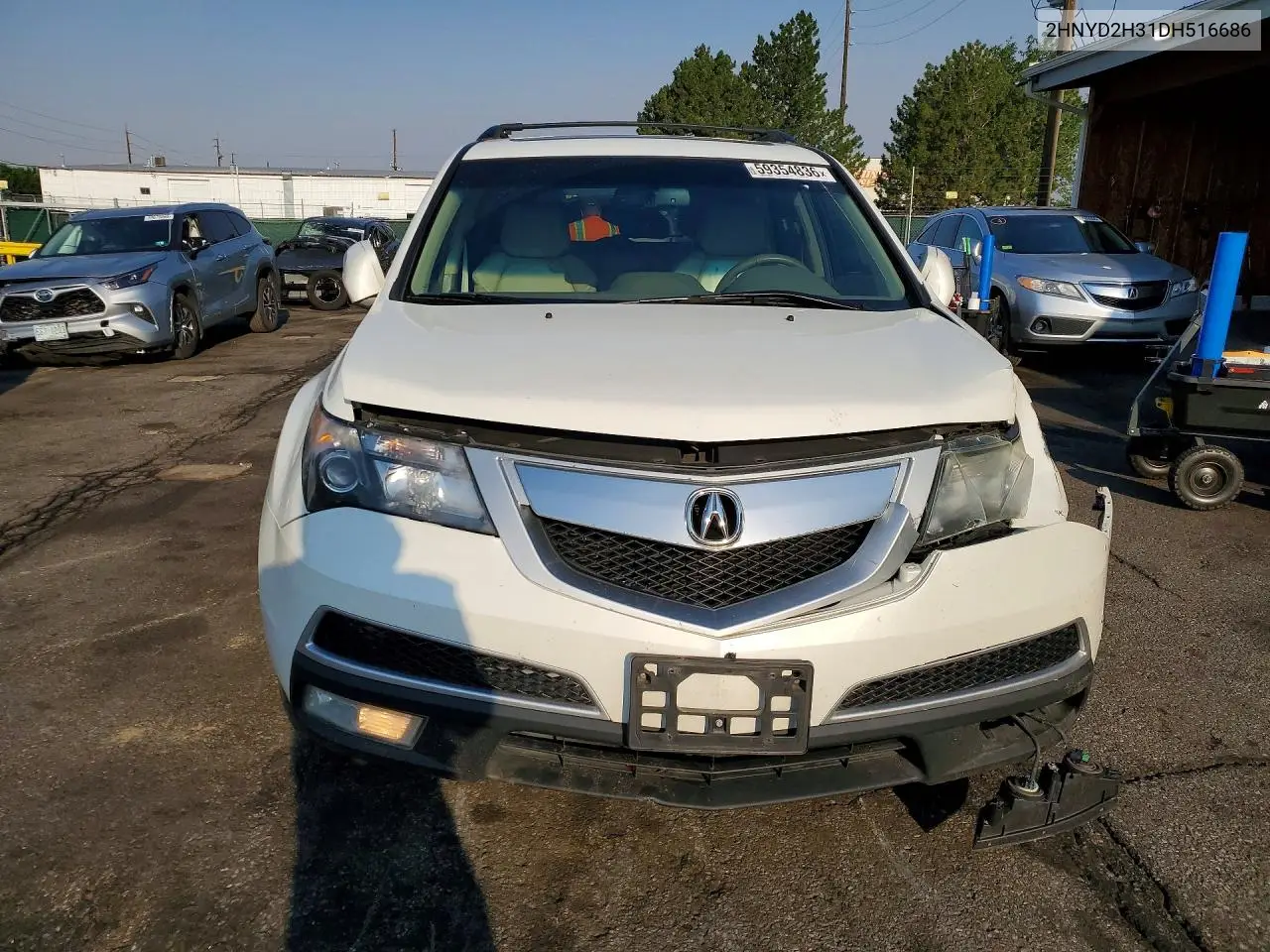 2013 Acura Mdx Technology VIN: 2HNYD2H31DH516686 Lot: 59354836