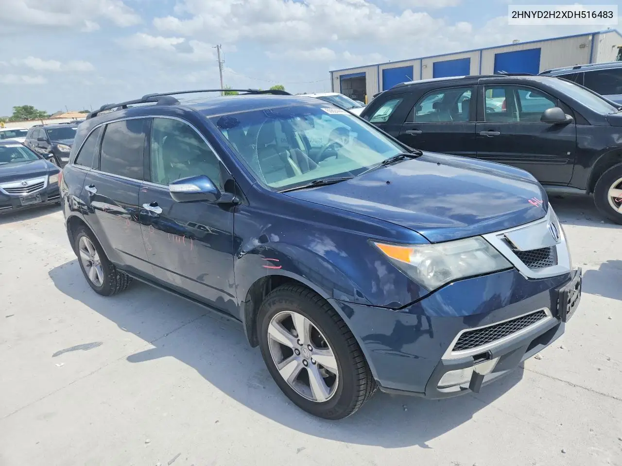 2013 Acura Mdx VIN: 2HNYD2H2XDH516483 Lot: 60624446
