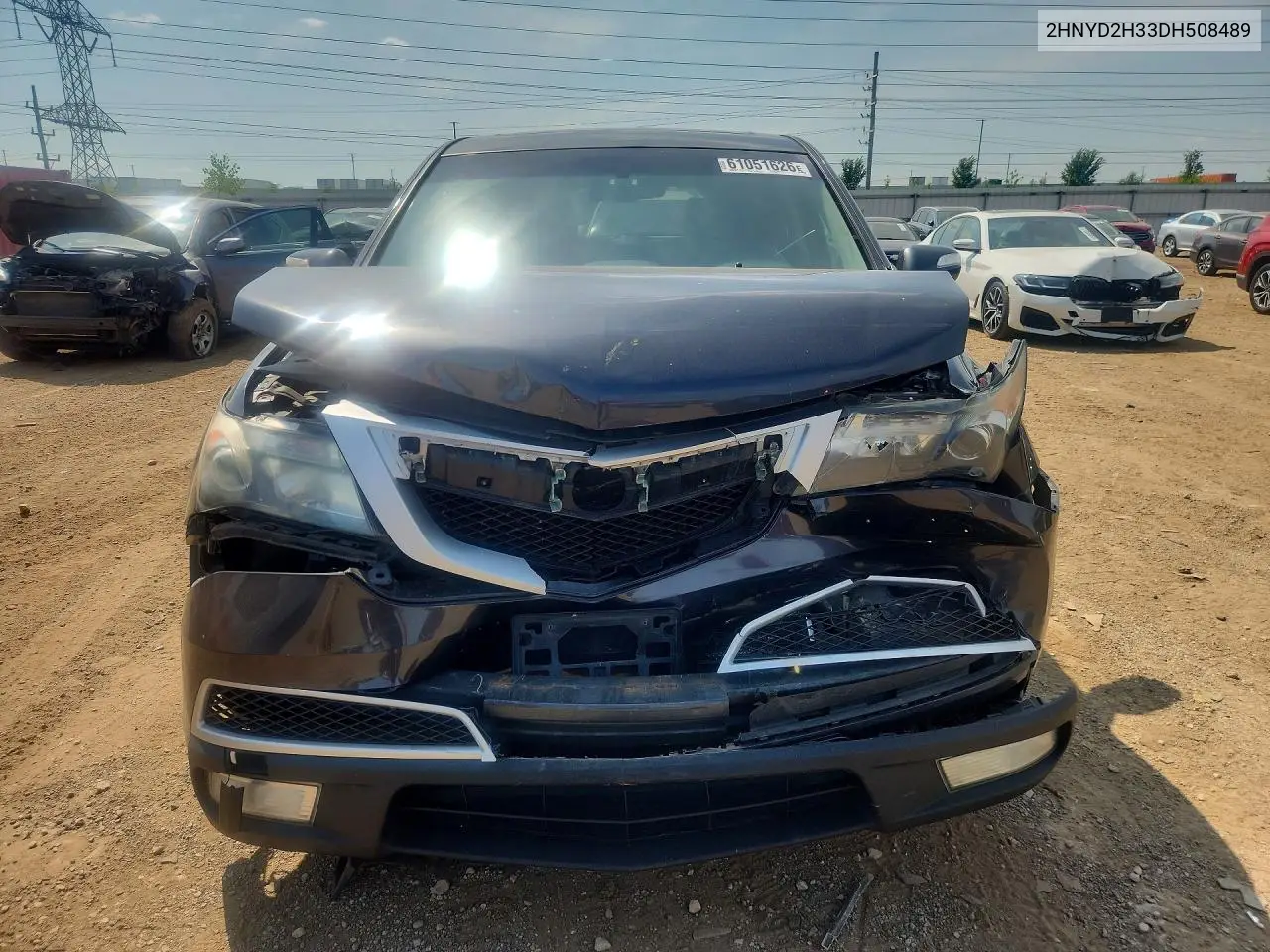 2013 Acura Mdx Technology VIN: 2HNYD2H33DH508489 Lot: 61051626