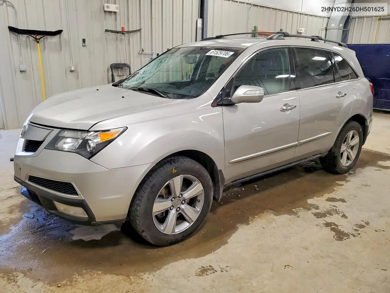 2013 Acura Mdx VIN: 2HNYD2H26DH501625 Lot: 61529706