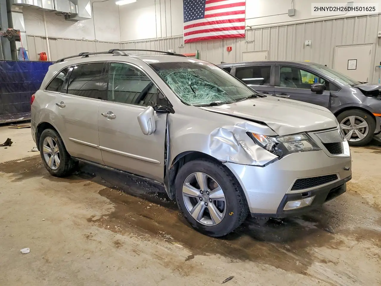 2013 Acura Mdx VIN: 2HNYD2H26DH501625 Lot: 61529706