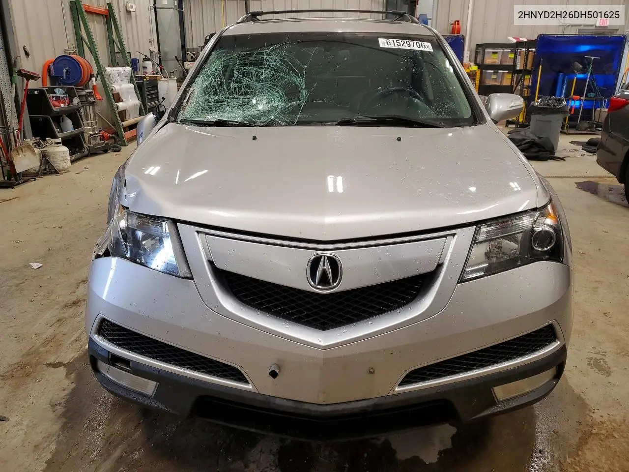 2013 Acura Mdx VIN: 2HNYD2H26DH501625 Lot: 61529706
